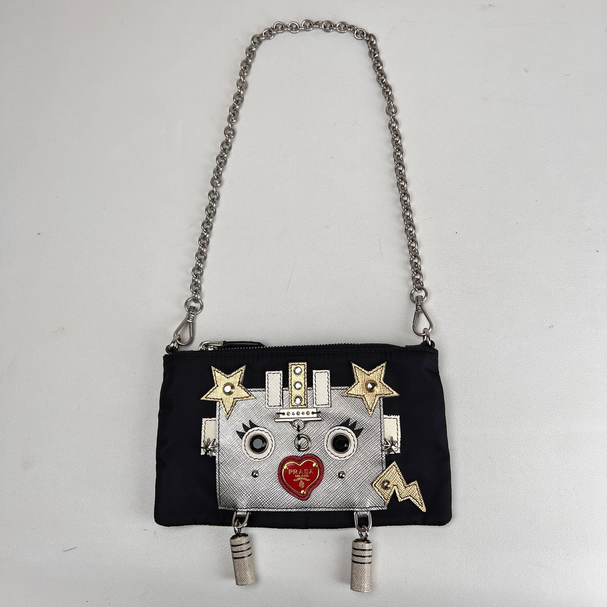 Prada Black Shoulder Bags A-17227