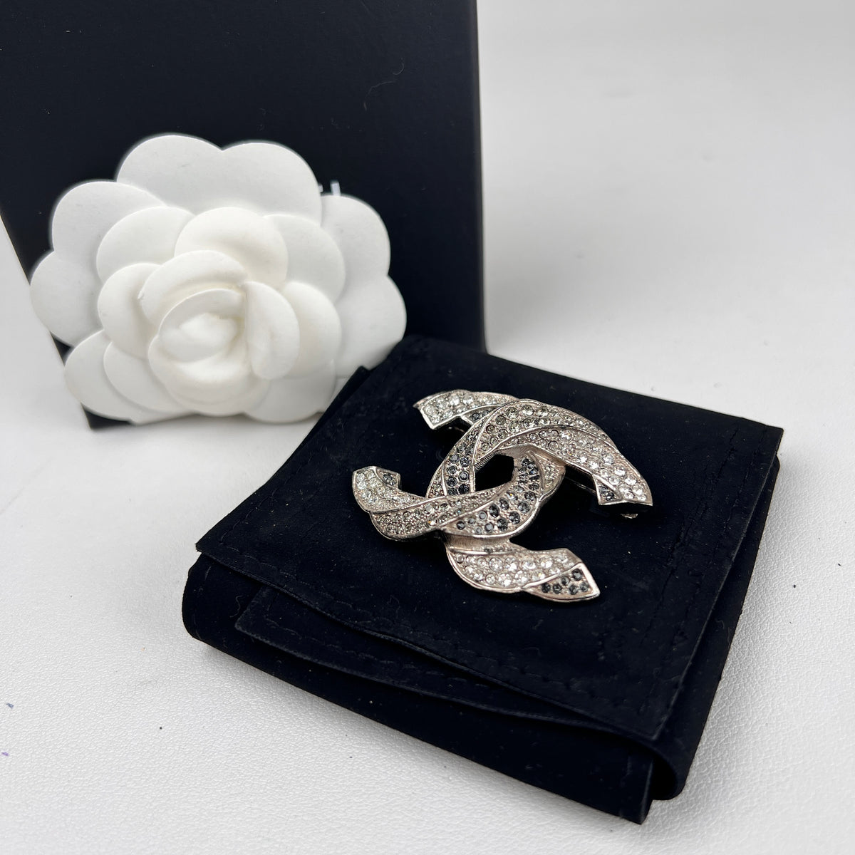Chanel Silver Brooches A-17319
