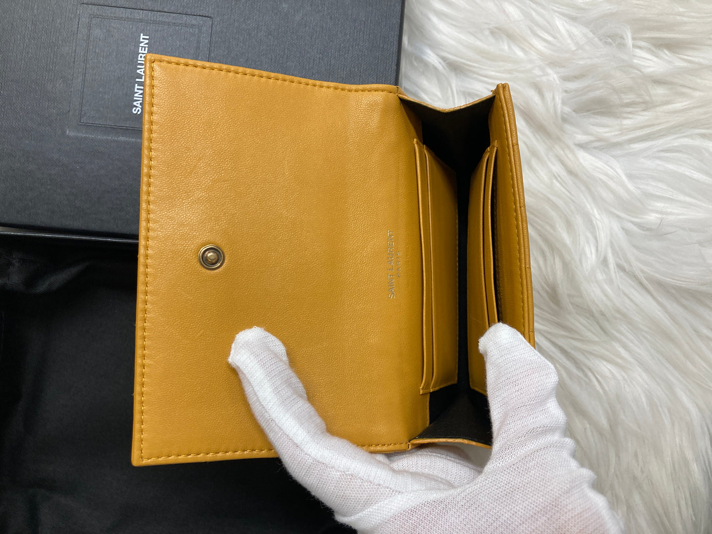 Saint Laurent Yellow Small goods A-17340