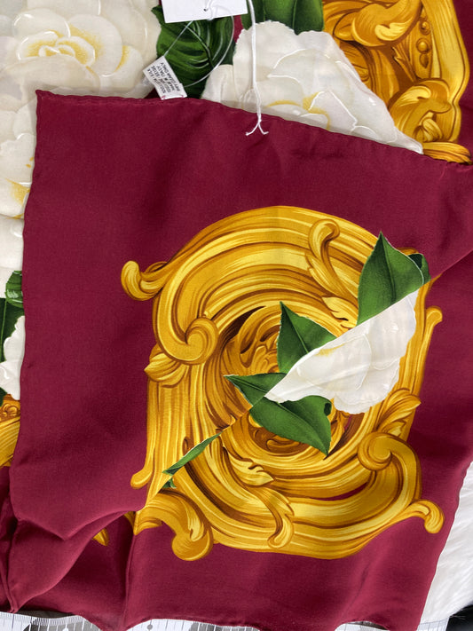 Chanel Bordeaux Scarves A-17347
