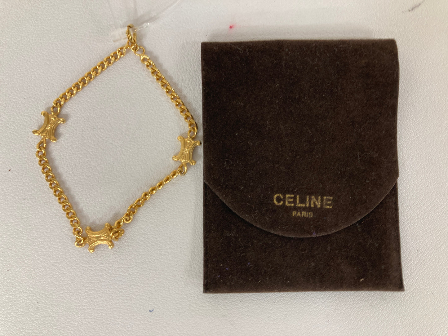 Celine Gold Small goods A-17404
