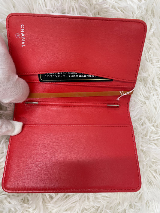 Chanel Orange Wallets A-17586