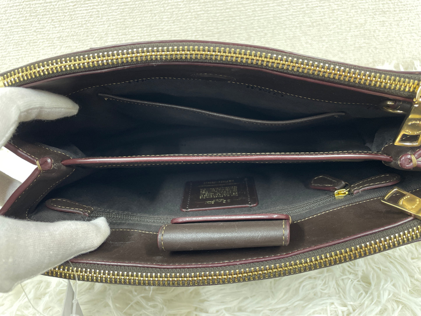 Coach Brown Handle Bags A-17608