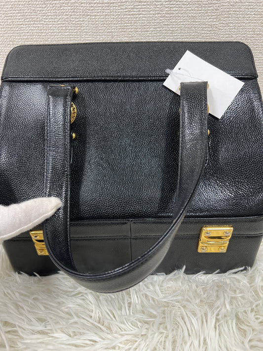 Versace Black Handle Bags A-17644