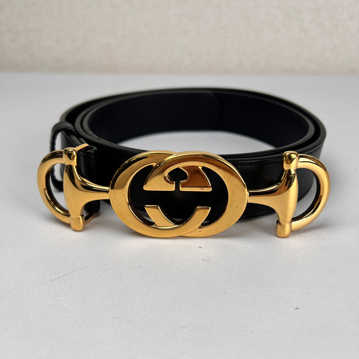 Gucci Black Belts A-17677