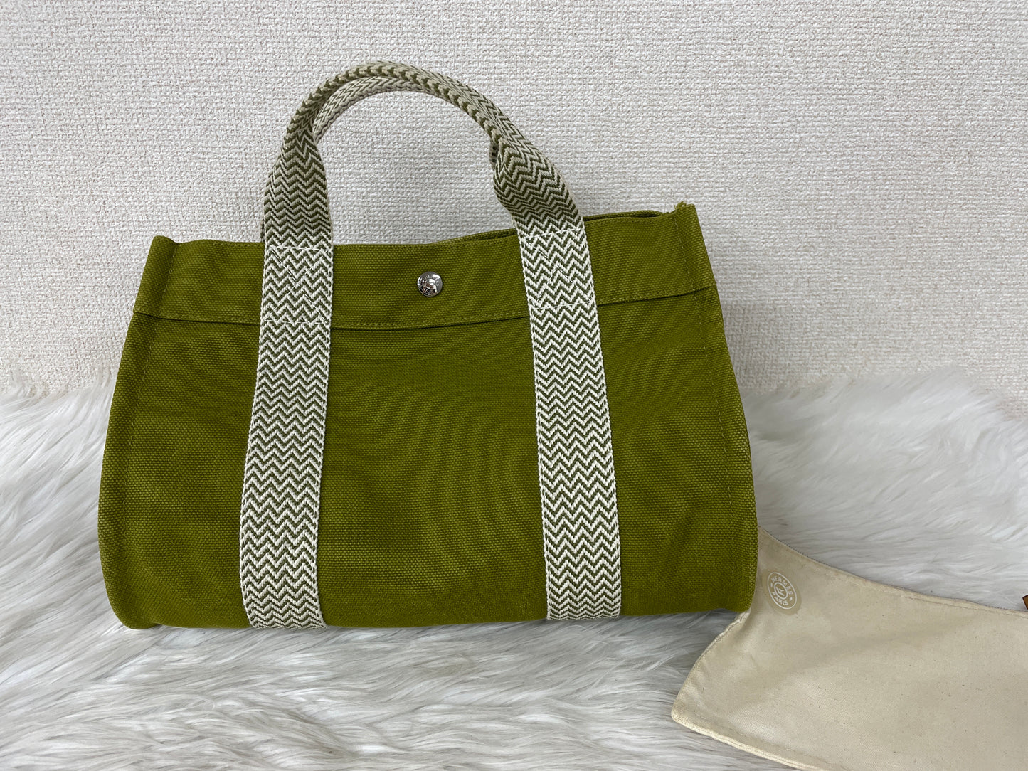 Hermes Green Tote Bags A-17729