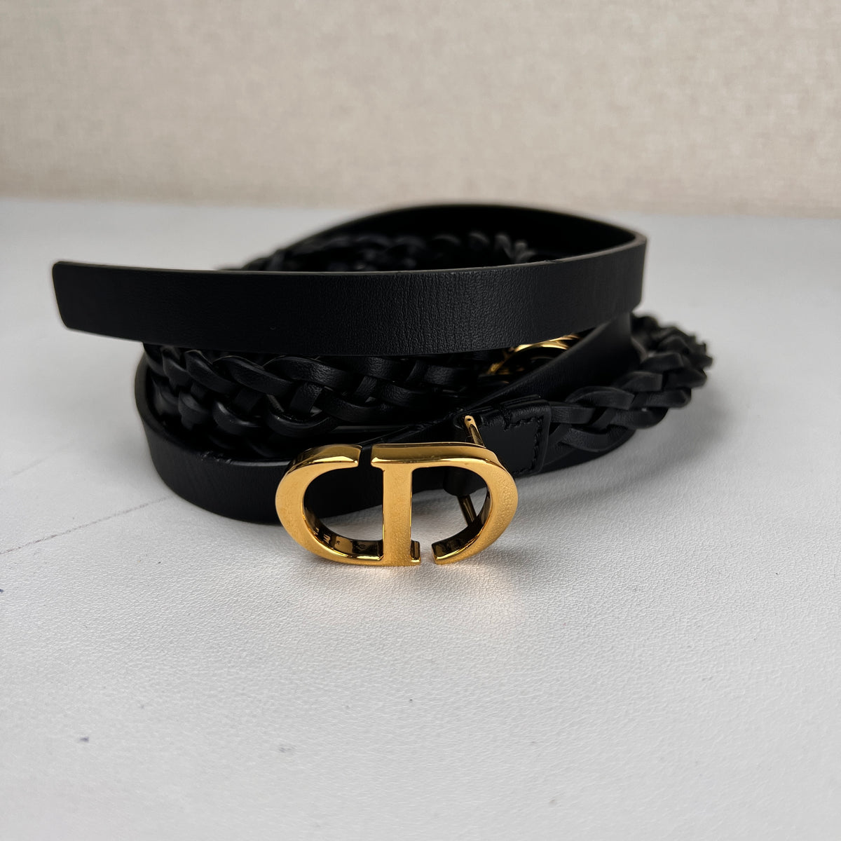 Dior Black Belts A-17767
