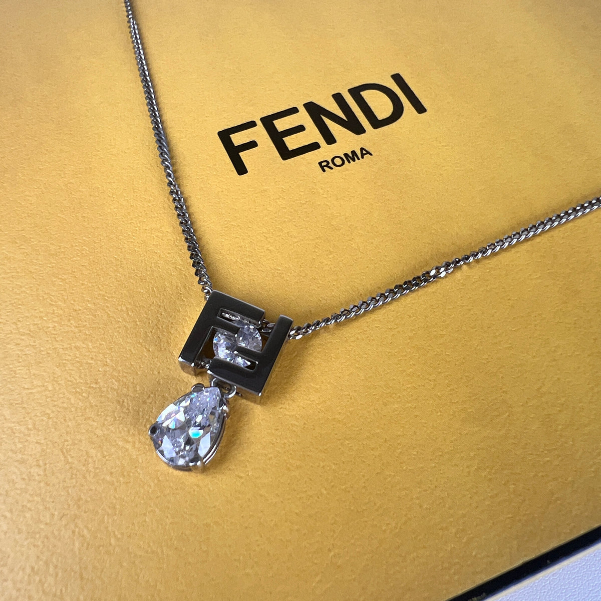 Fendi Silver Necklaces A-17926