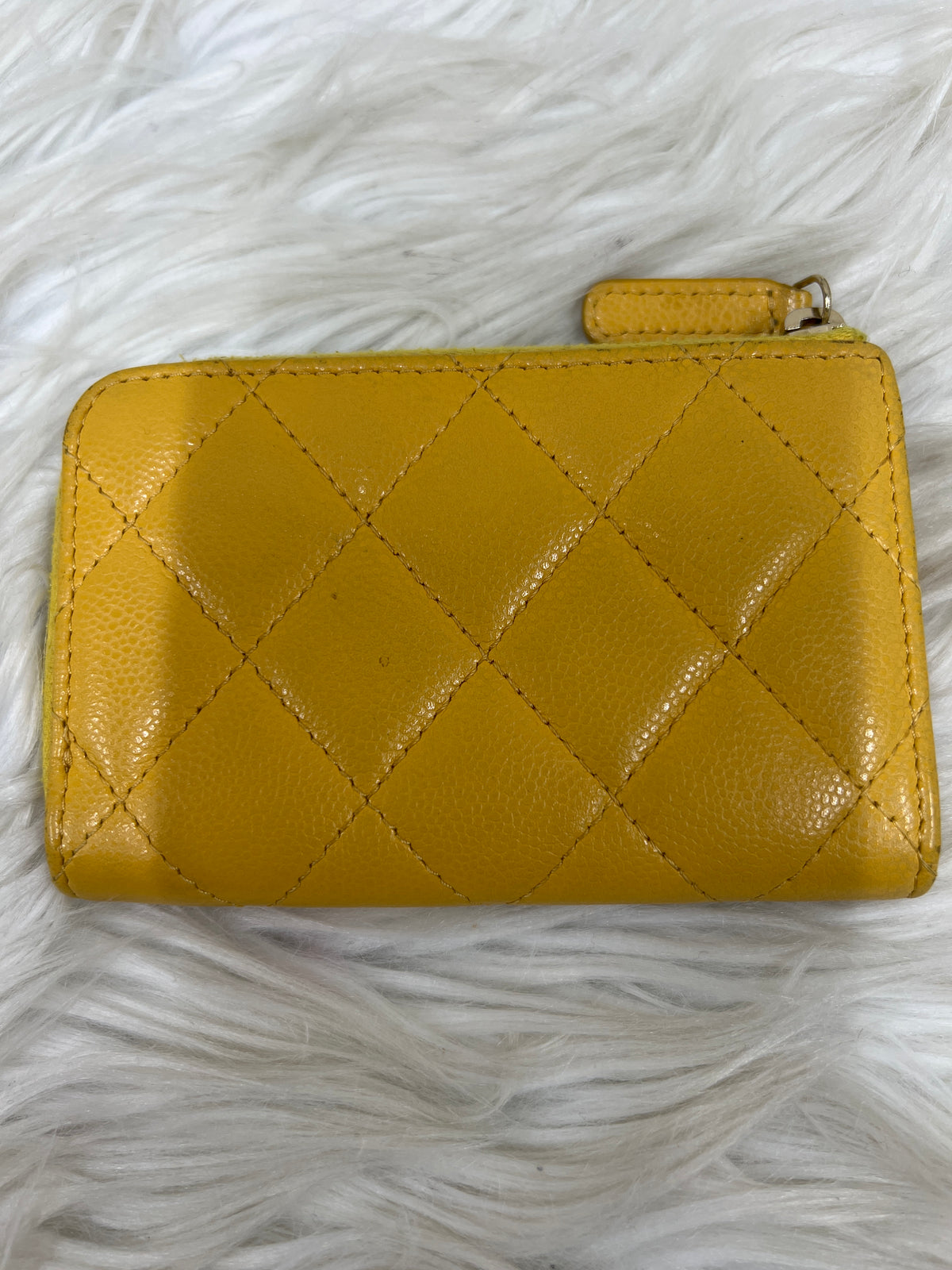 Chanel Yellow Wallets A-17942