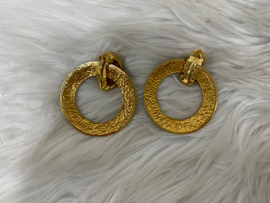 Chanel Gold Earrings A-18046