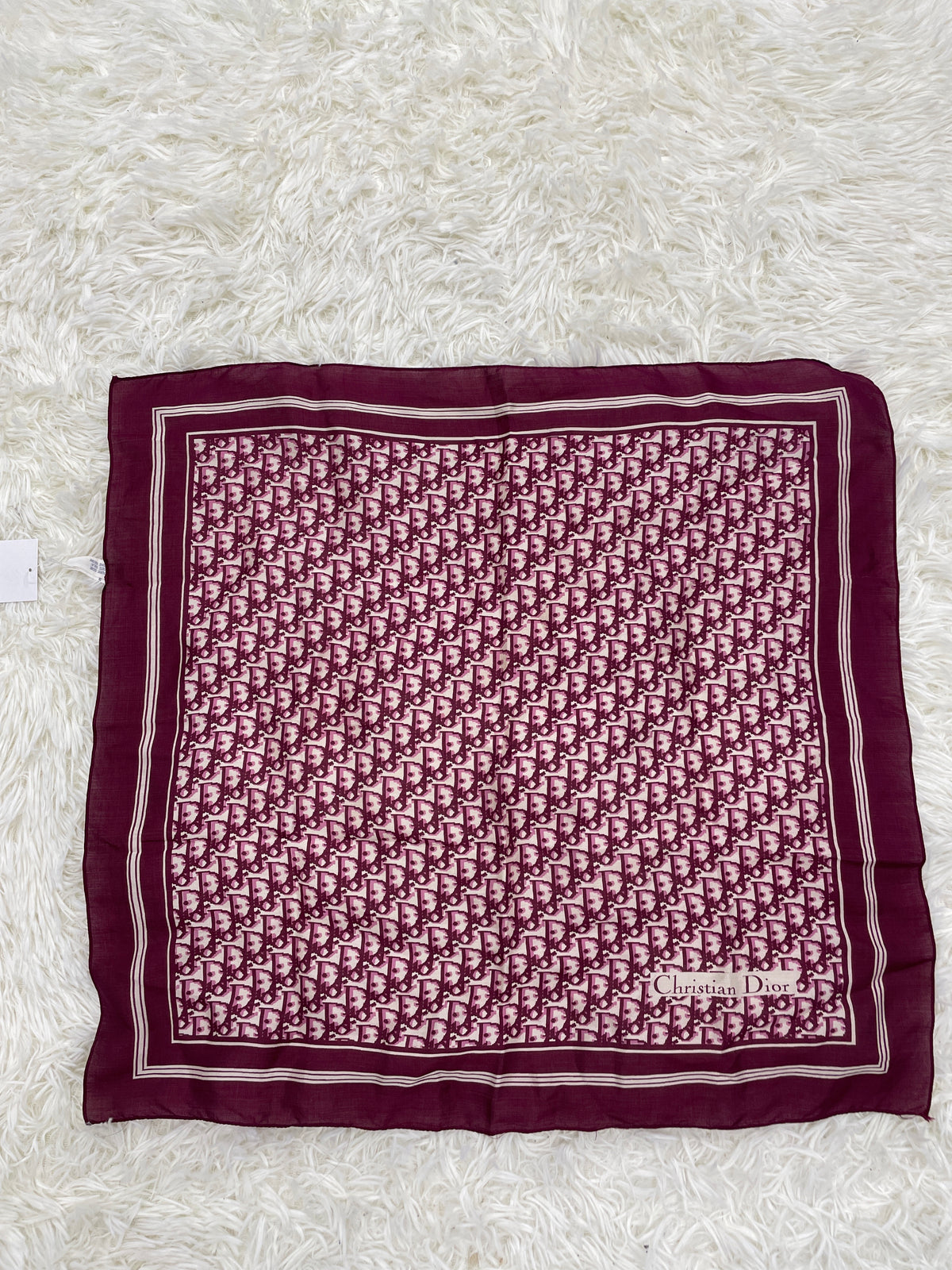Dior Bordeaux Scarves A-18085