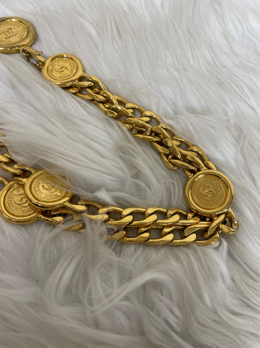 Chanel Gold Belts A-18104
