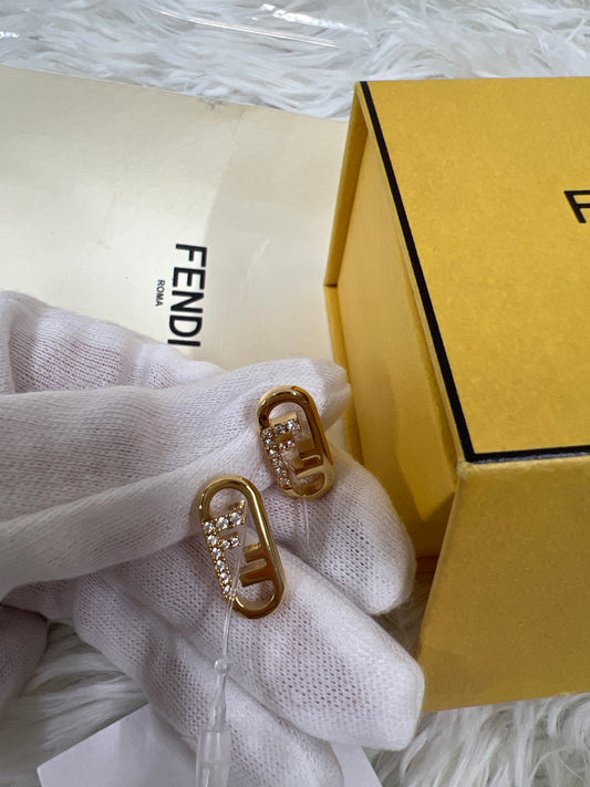 Fendi Gold Earrings A-18170