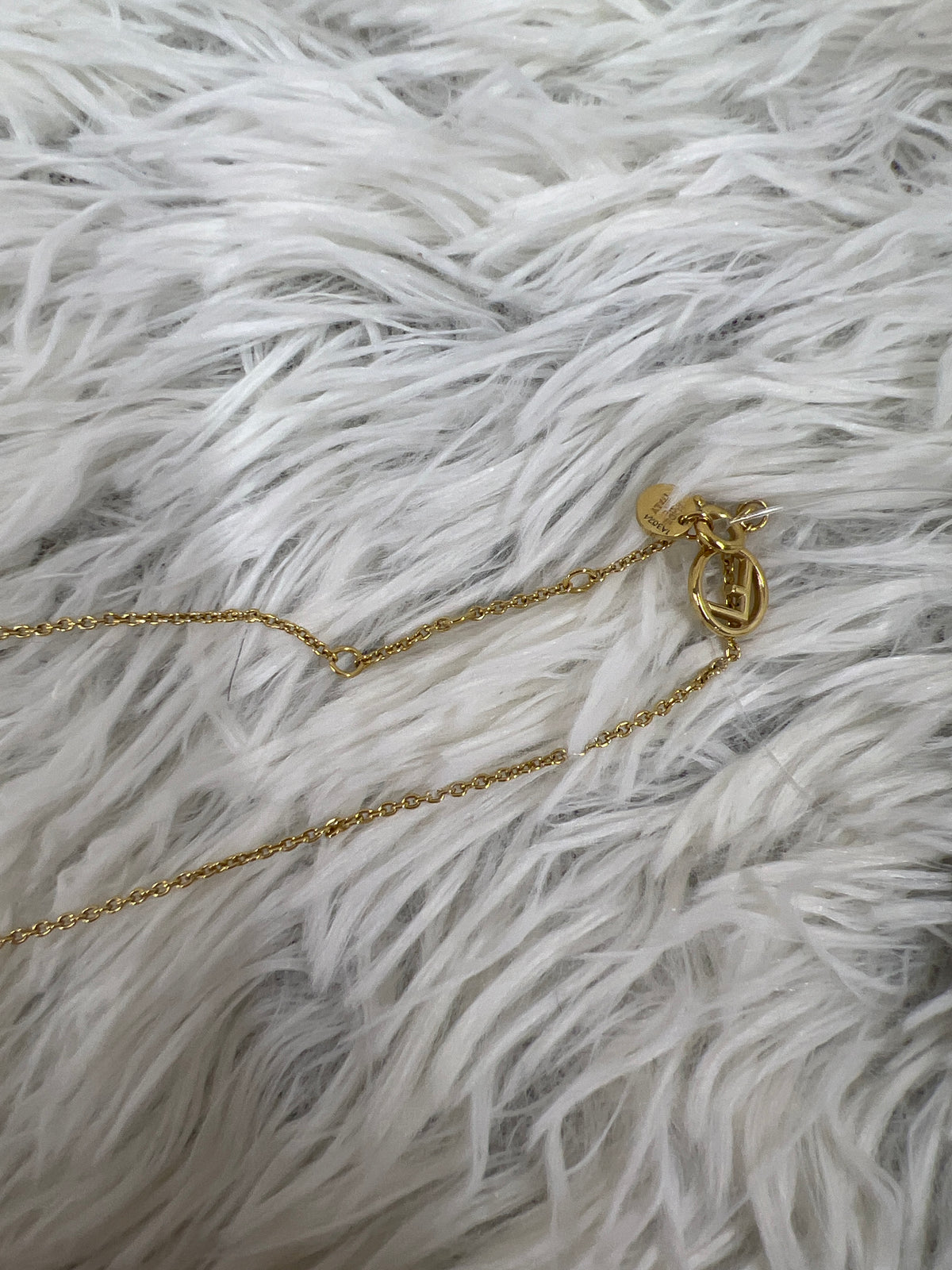Fendi Gold Necklaces A-18171