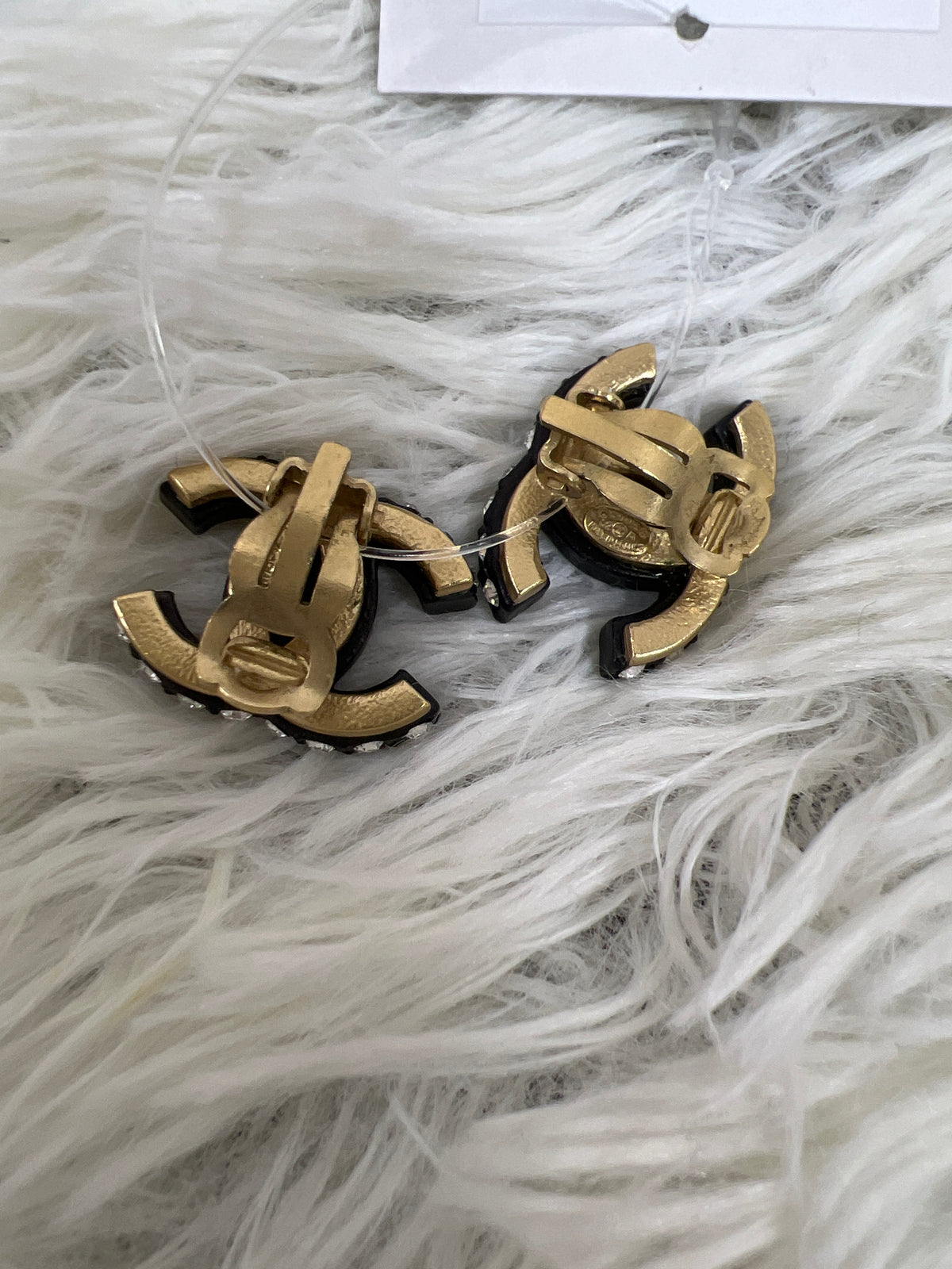 Chanel Black Earrings A-18177