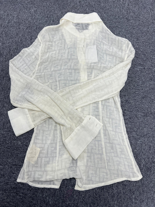 Fendi White Apparel A-18197