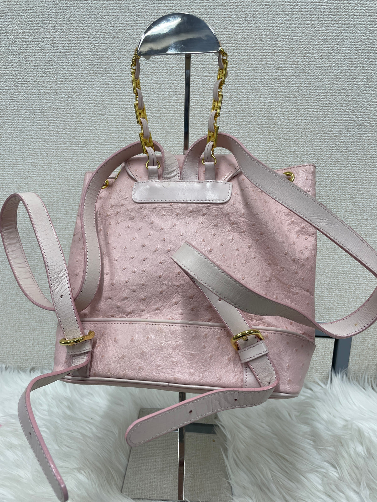 Versace Pink Backpacks A-18287