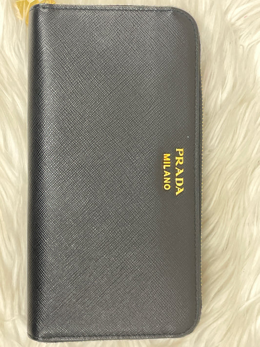 Prada Black Wallets A-18377