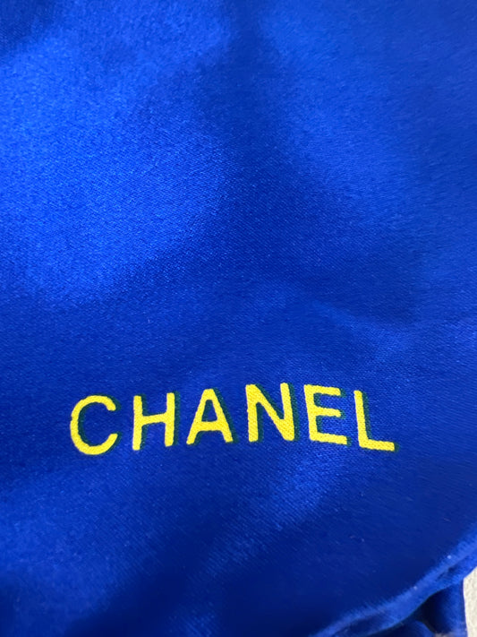 Chanel Blue Scarves A-18420