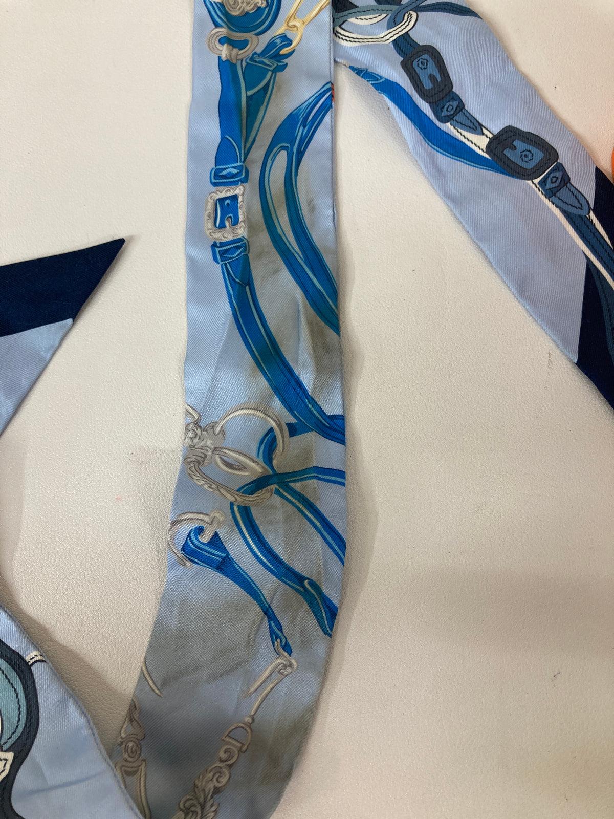 Hermes Navy Scarves A-18507