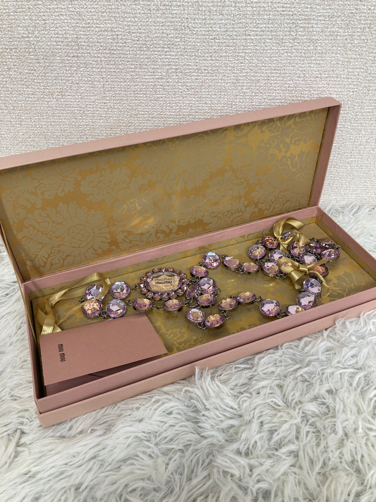 Miu Miu Pink Necklaces A-18690