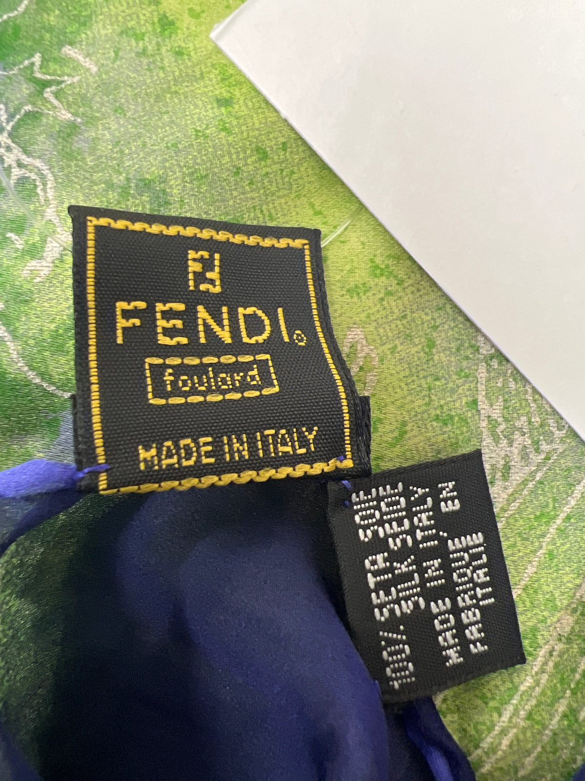 Fendi Blue Scarves A-18707