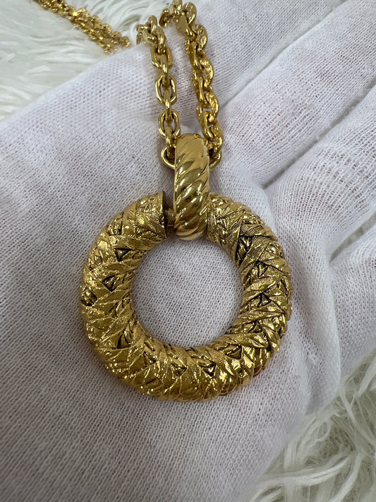 Saint Laurent Gold Necklaces A-18760