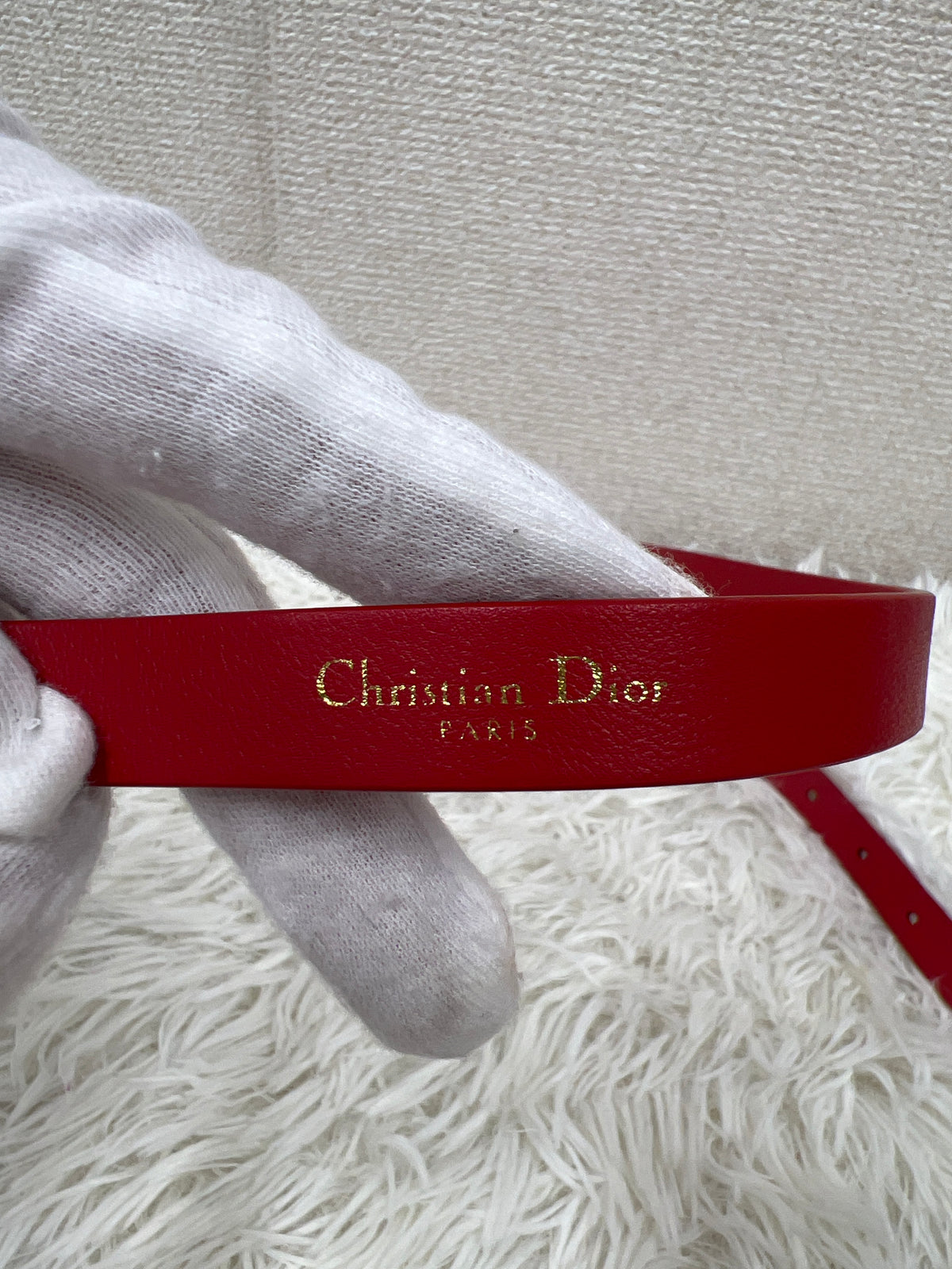 Dior Red Belts A-18766