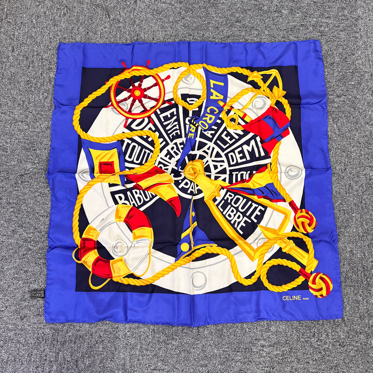 Celine Blue Scarves A-19079