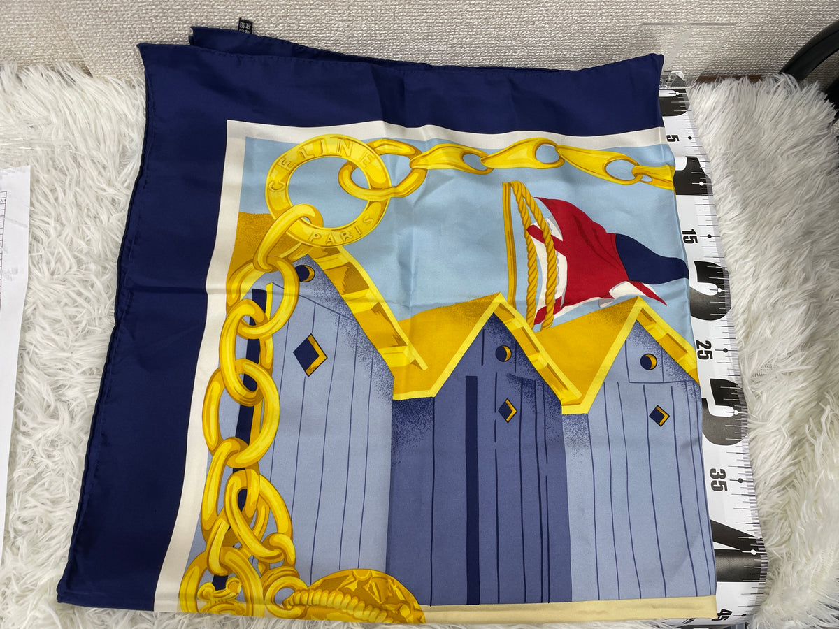 Celine Blue Scarves A-19212