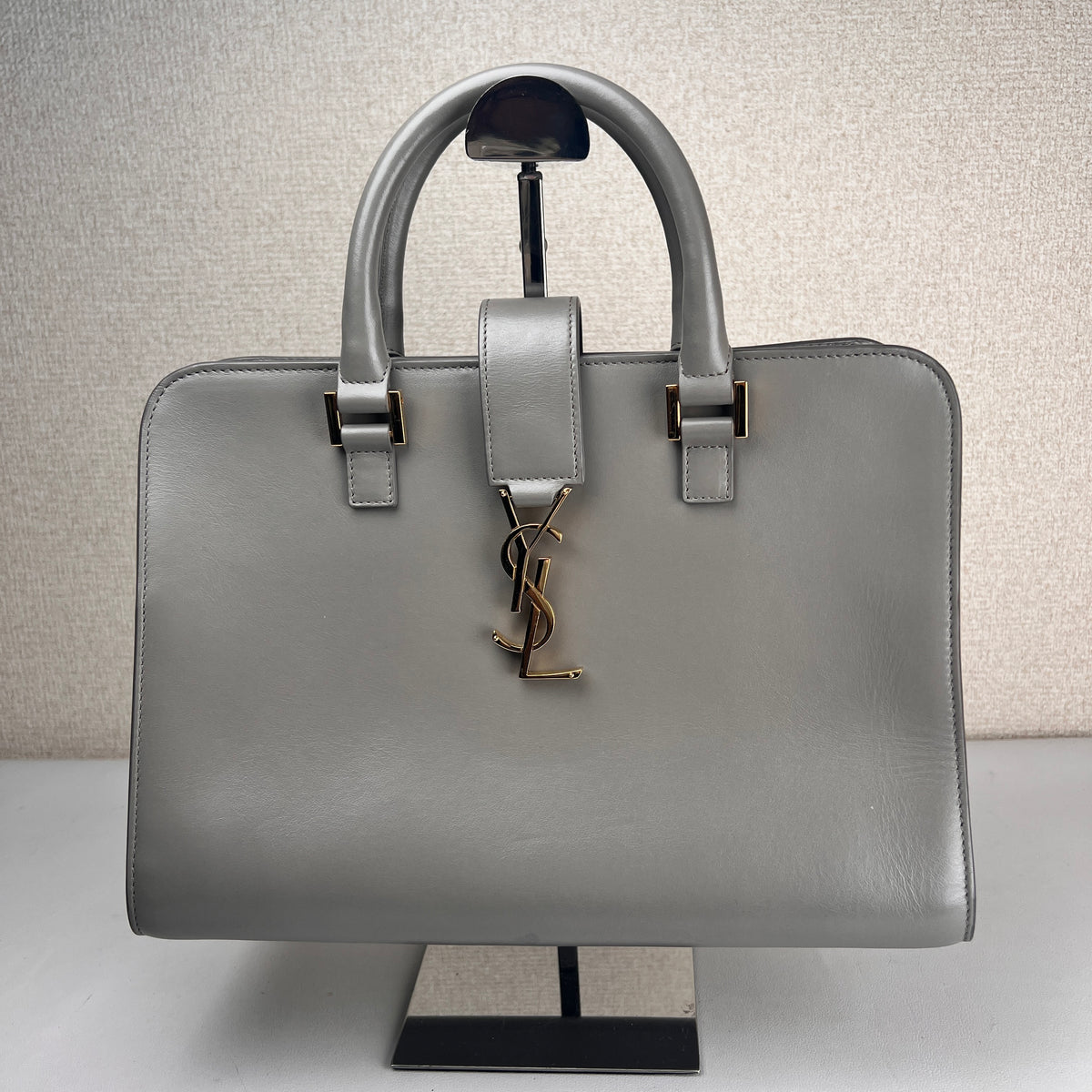 Saint Laurent Gray Handle Bags A-19263