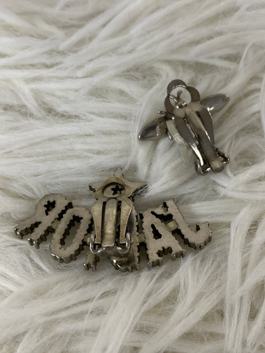 Dior Silver Earrings A-19348