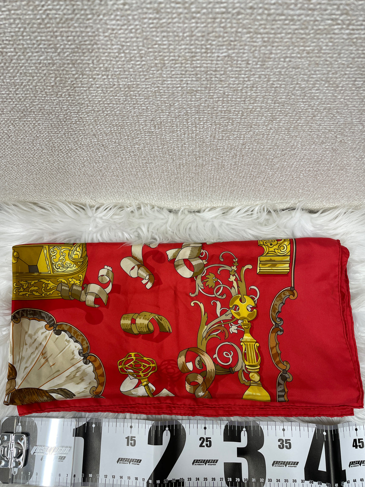 Hermes Red Scarves A-19389