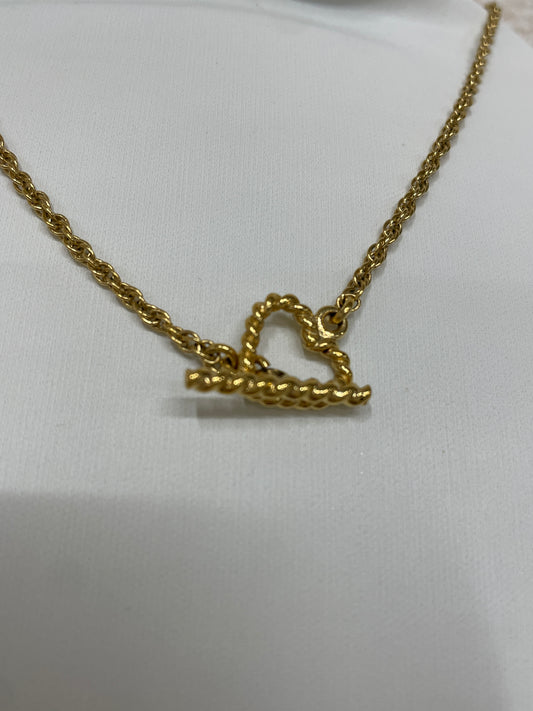 Louis Vuitton Gold Necklaces A-19543
