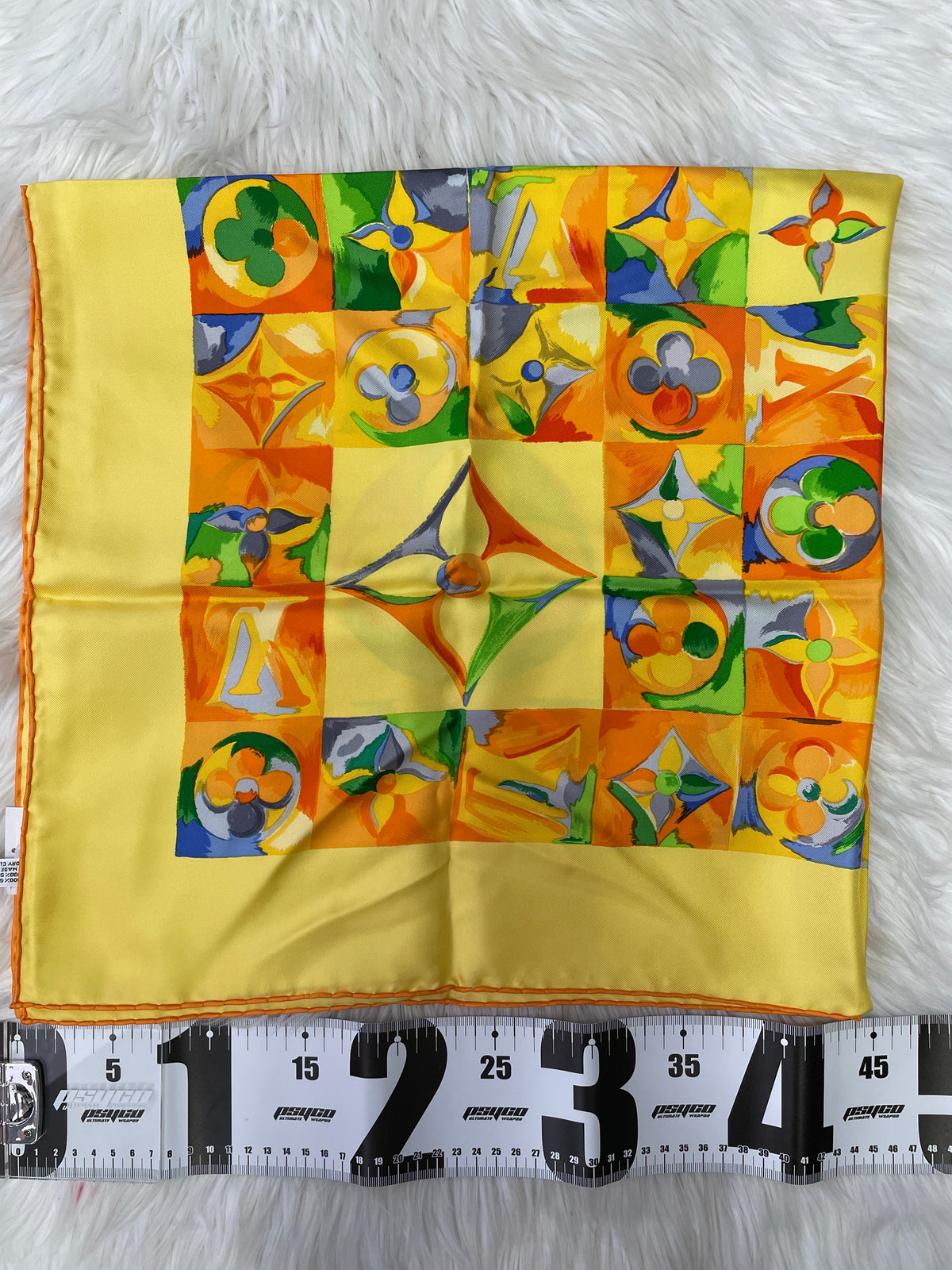 Louis Vuitton Yellow Scarves A-19655