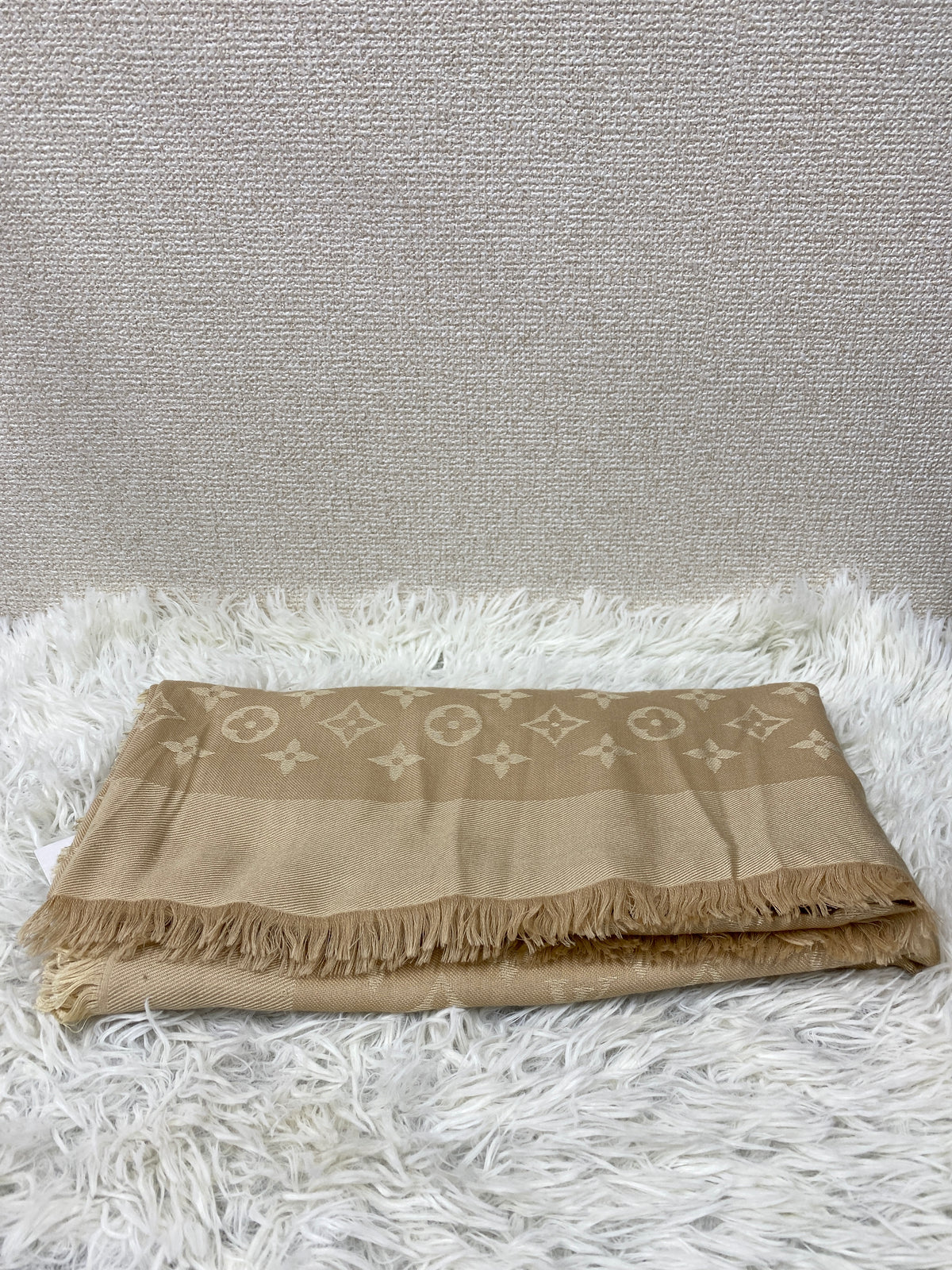 Louis Vuitton Beige Scarves A-19741