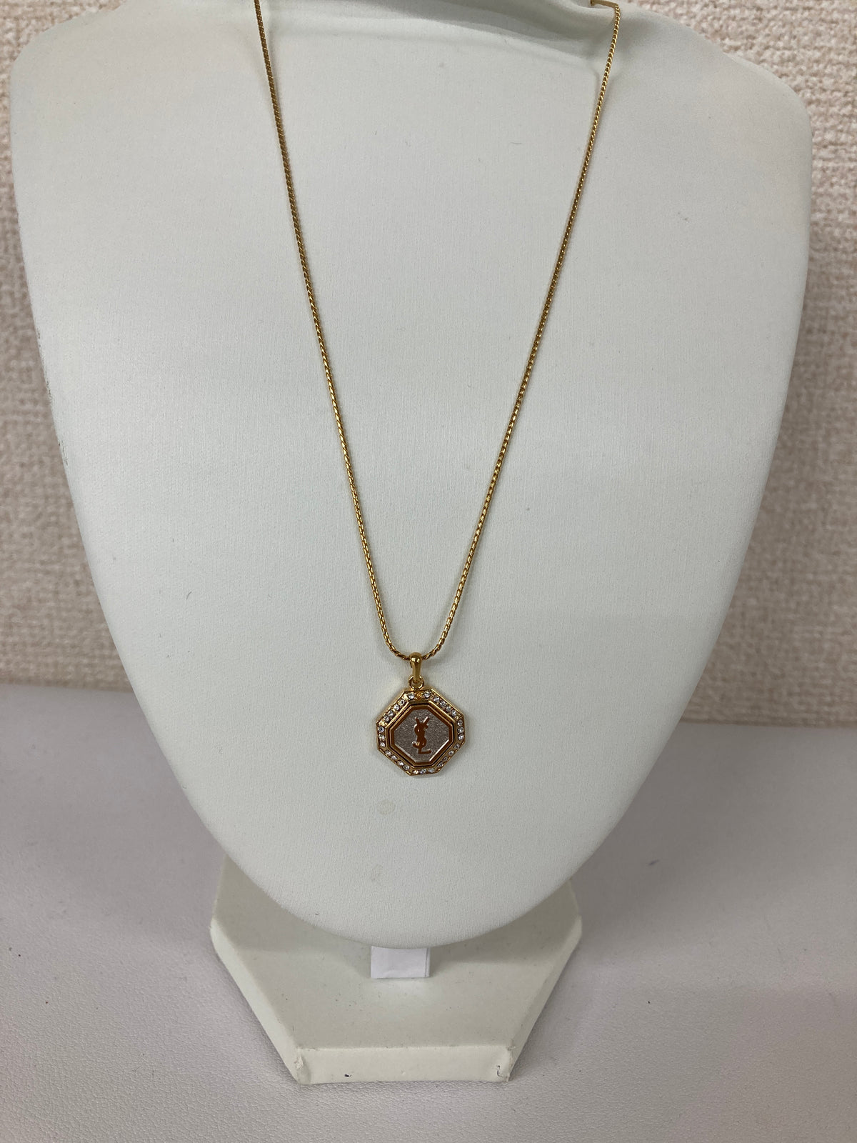 Saint Laurent Gold Necklaces A-20152