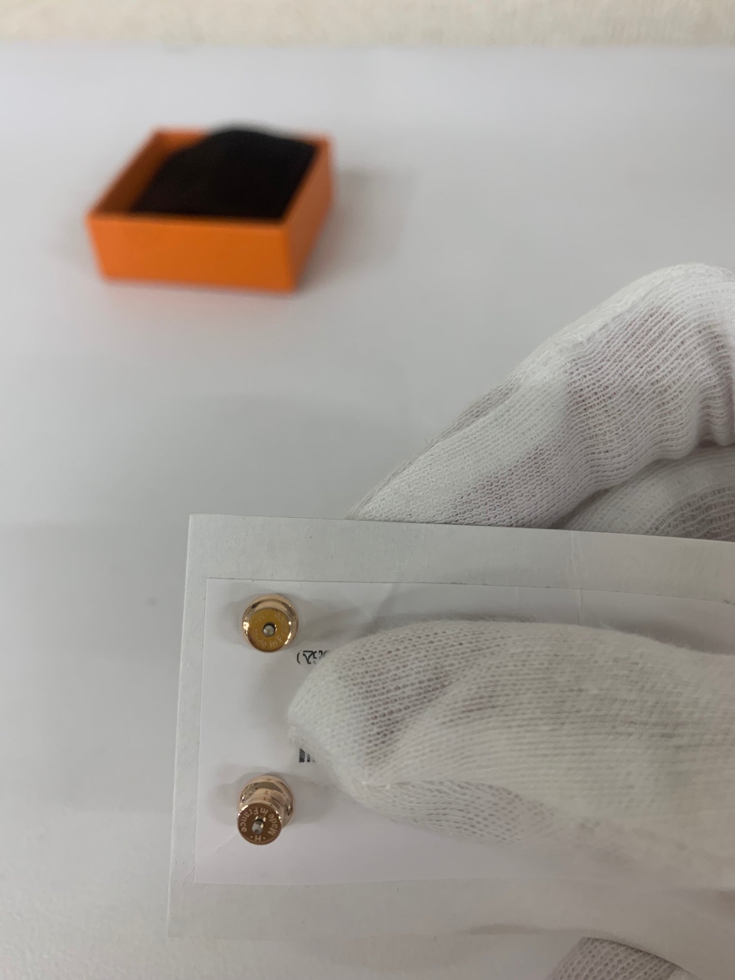 Hermes Gold Earrings A-17285