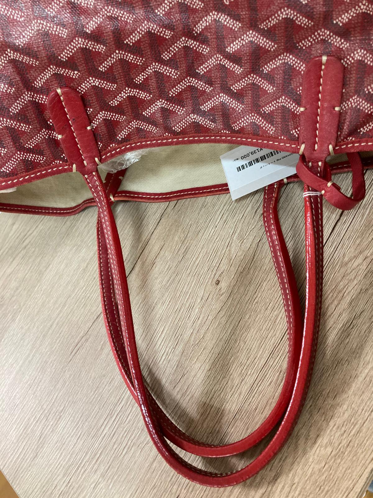 Goyard Red Tote Bags A-14599