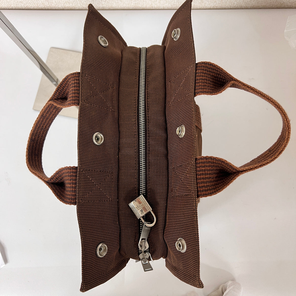 Hermes Brown Tote Bags A-16431