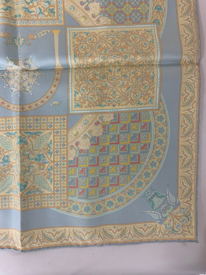 Hermes Blue Scarves A-17417