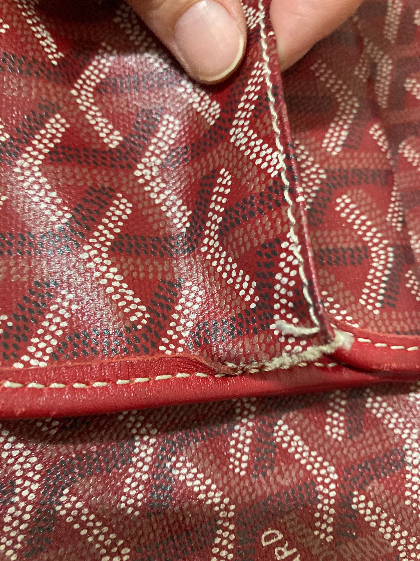Goyard Red Tote Bags A-14599