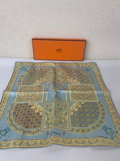 Hermes Blue Scarves A-17417