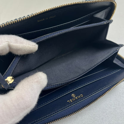 Chanel Blue Wallets A-13054