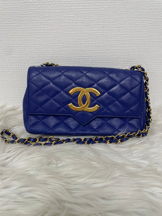 Chanel Blue Shoulder Bags A-13989