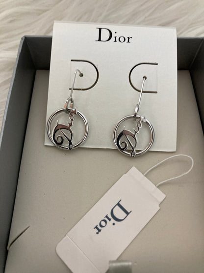 Dior Silver Earrings A-14332