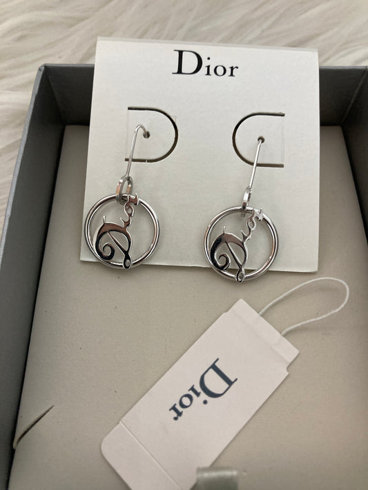 Dior Silver Earrings A-14332