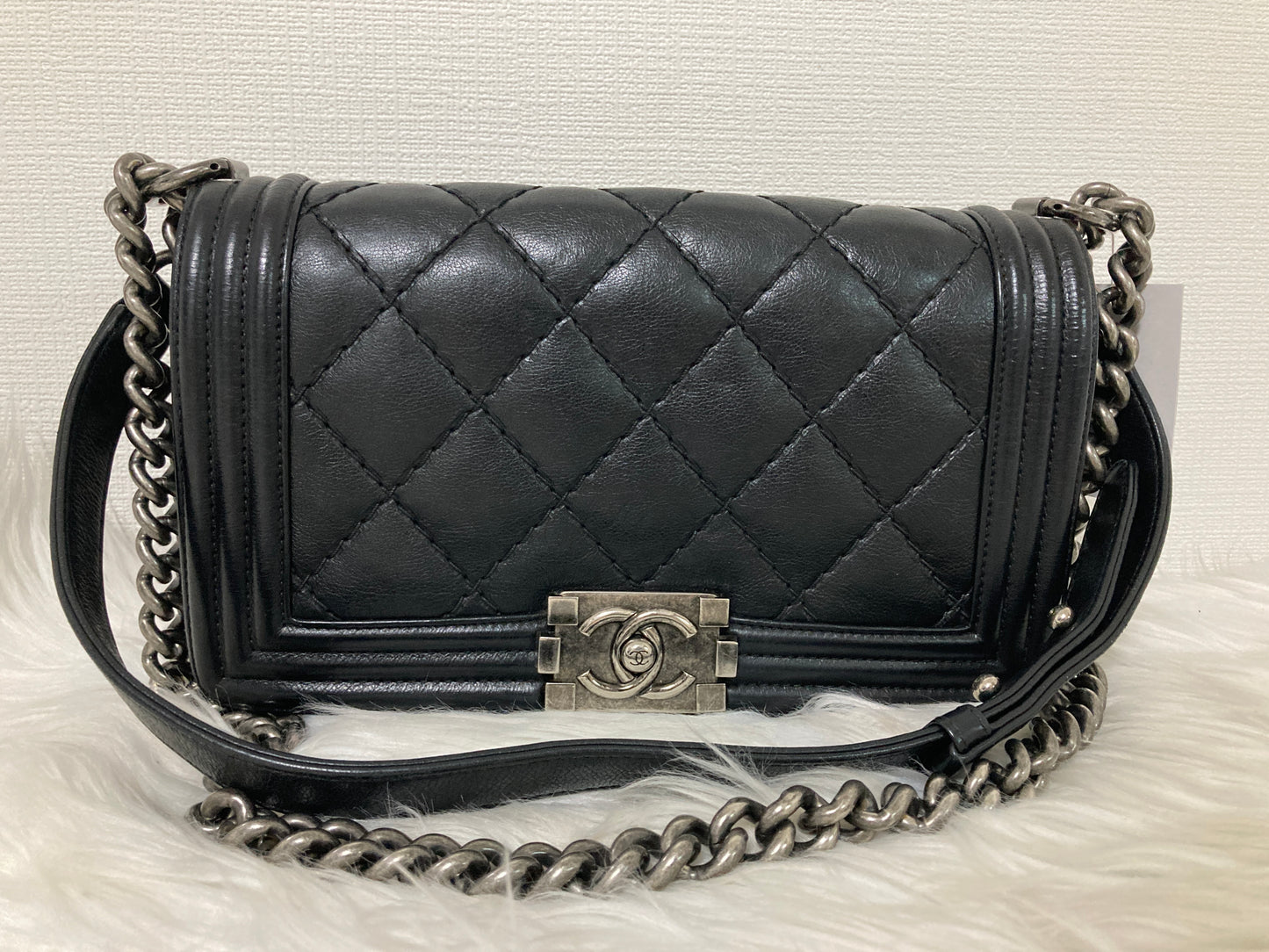 Chanel Black Handle Bags A-14416