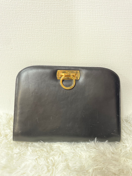 Ferragamo Black Shoulder Bags A-14419