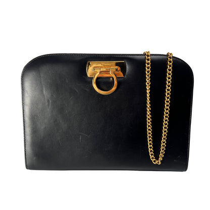Ferragamo Black Shoulder Bags A-14419